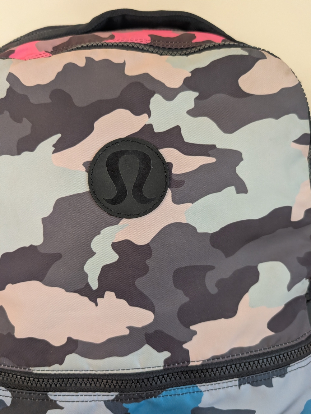 Lululemon Everyday Backpack 17L And Belt Bag Heritage Camo Pink Blue Grey Multi - Picture 2 of 4